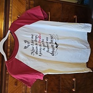 Supernatural Castiel raglan t-shirt red